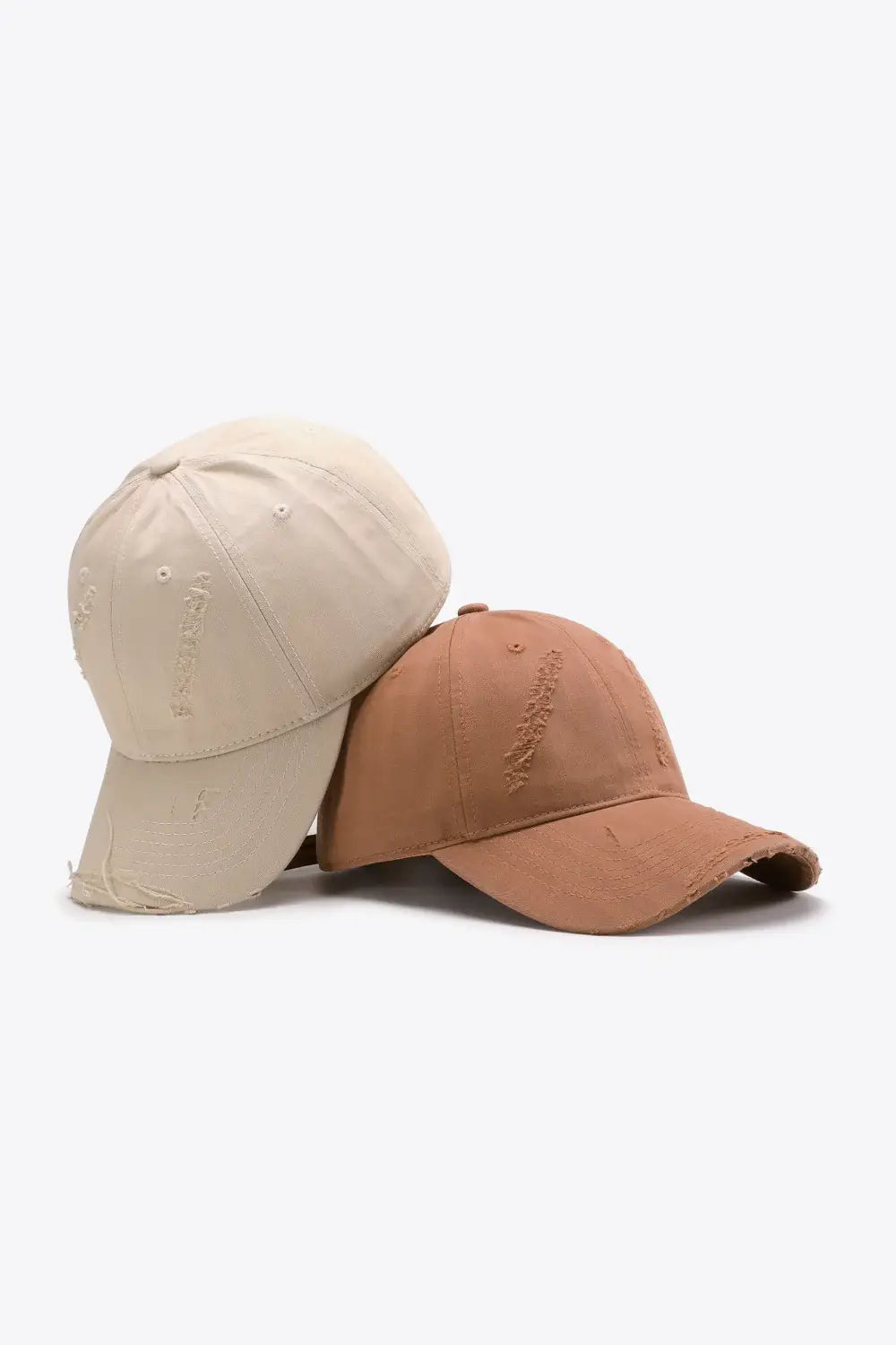 Distressed Adjustable Baseball Cap - Trendsi - Flyclothing LLC