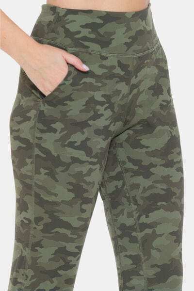 Leggings Depot Camouflage High Waist Leggings - Trendsi - Flyclothing LLC