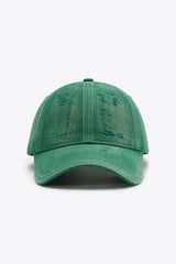 Distressed Adjustable Baseball Cap - Trendsi - Flyclothing LLC