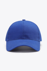 Plain Adjustable Cotton Baseball Cap - Trendsi - Flyclothing LLC
