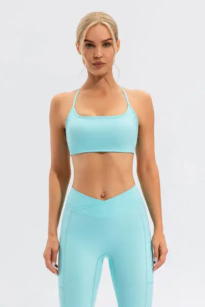 Crisscross Spaghetti Strap Active Cami - Trendsi - Flyclothing LLC