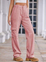 Straight Denim Cargo Pants - Trendsi - Flyclothing LLC