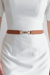 Alloy Buckle Elastic Belt - Trendsi - Flyclothing LLC