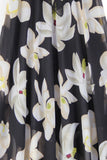 Full Size Floral Tie-Waist Skirt - Trendsi