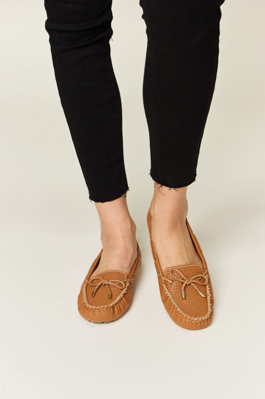 Forever Link Bow Decor Flat Loafers - Trendsi