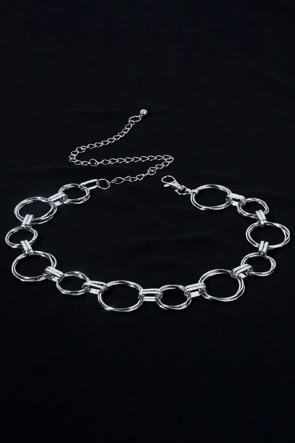 Alloy Chain Circle Shape Belt - Trendsi - Flyclothing LLC