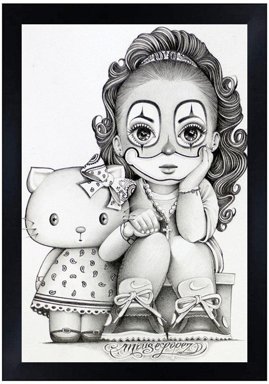 Mouse Lopez Baby Payasa 12 x 18 Art Print - Mouse Lopez