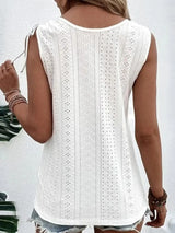 Full Size Scoop Neck Sleeveless Tank Top - Trendsi - Flyclothing LLC