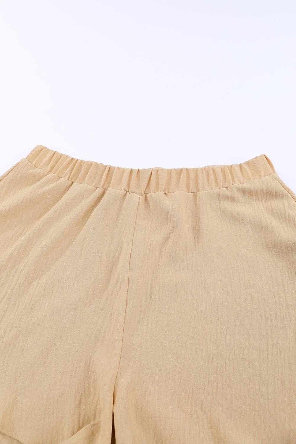Layered Elastic Waist Shorts - Trendsi