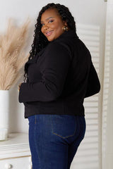 Culture Code Full Size Zip-Up Jacket with Pockets - Trendsi