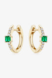 Lab-Grown Emerald Earrings - Trendsi