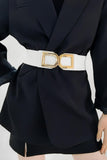 Double D Buckle PU Belt - Trendsi