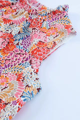 Floral Mock Neck Tank Top - Trendsi - Flyclothing LLC