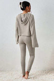 Lettuce Hem Dropped Shoulder Hooded Top and Pants Set - Trendsi - Flyclothing LLC