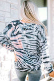 Printed Round Neck Dropped Shoulder T-Shirt - Trendsi - Flyclothing LLC