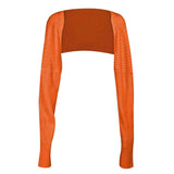 Long Sleeve Knit Bolero - Trendsi - Flyclothing LLC