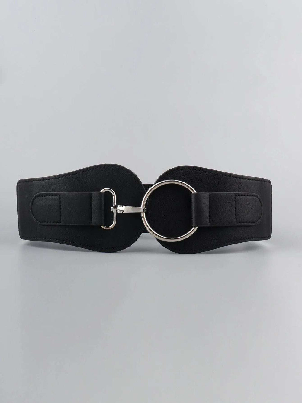 PU Elastic Wide Belt - Trendsi - Flyclothing LLC