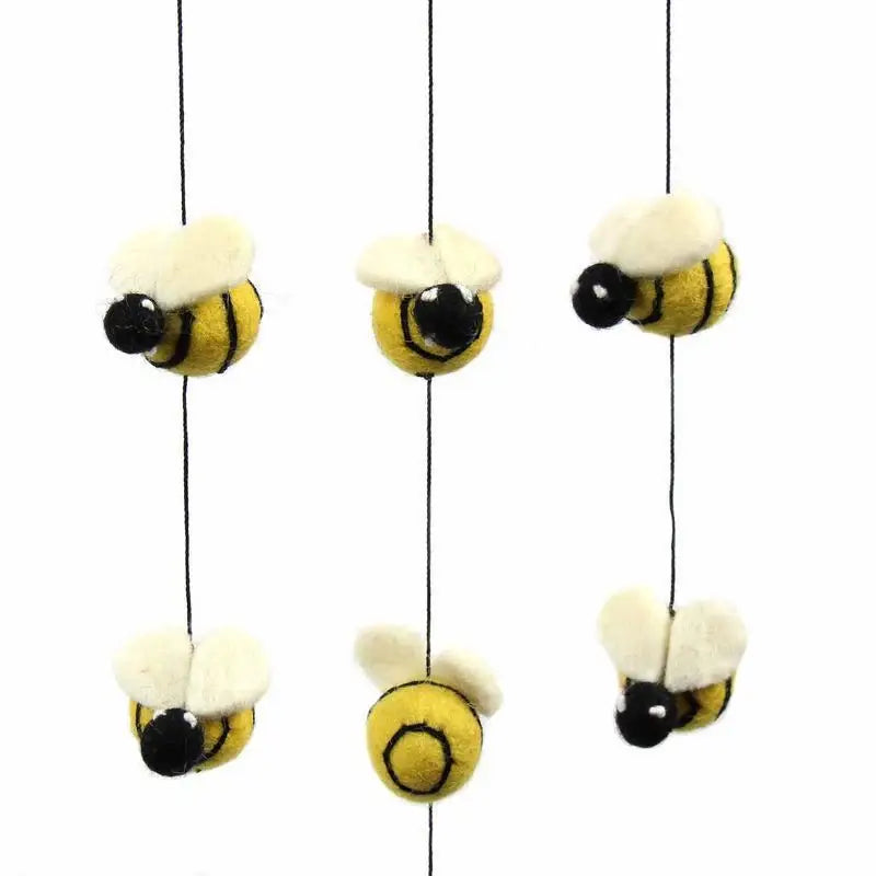 Felt Beehive Mobile - Global Groove - Global Groove - Flyclothing LLC