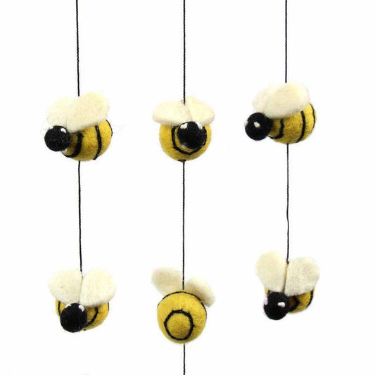 Felt Beehive Mobile - Global Groove - Global Groove