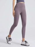 Wide Waistband Sports Leggings - Trendsi - Flyclothing LLC