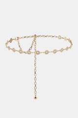 Rhinestone Decor Zinc Alloy Belt - Trendsi - Flyclothing LLC