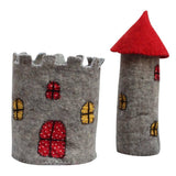 Large Felt Castle with Red Roof - Global Groove - Global Groove