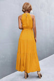 Printed Sleeveless Tie Waist Maxi Dress - Trendsi - Flyclothing LLC