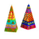 Pyramid Candles, Boxed Set of 2 (Shahida Design) - Nobunto - Flyclothing LLC