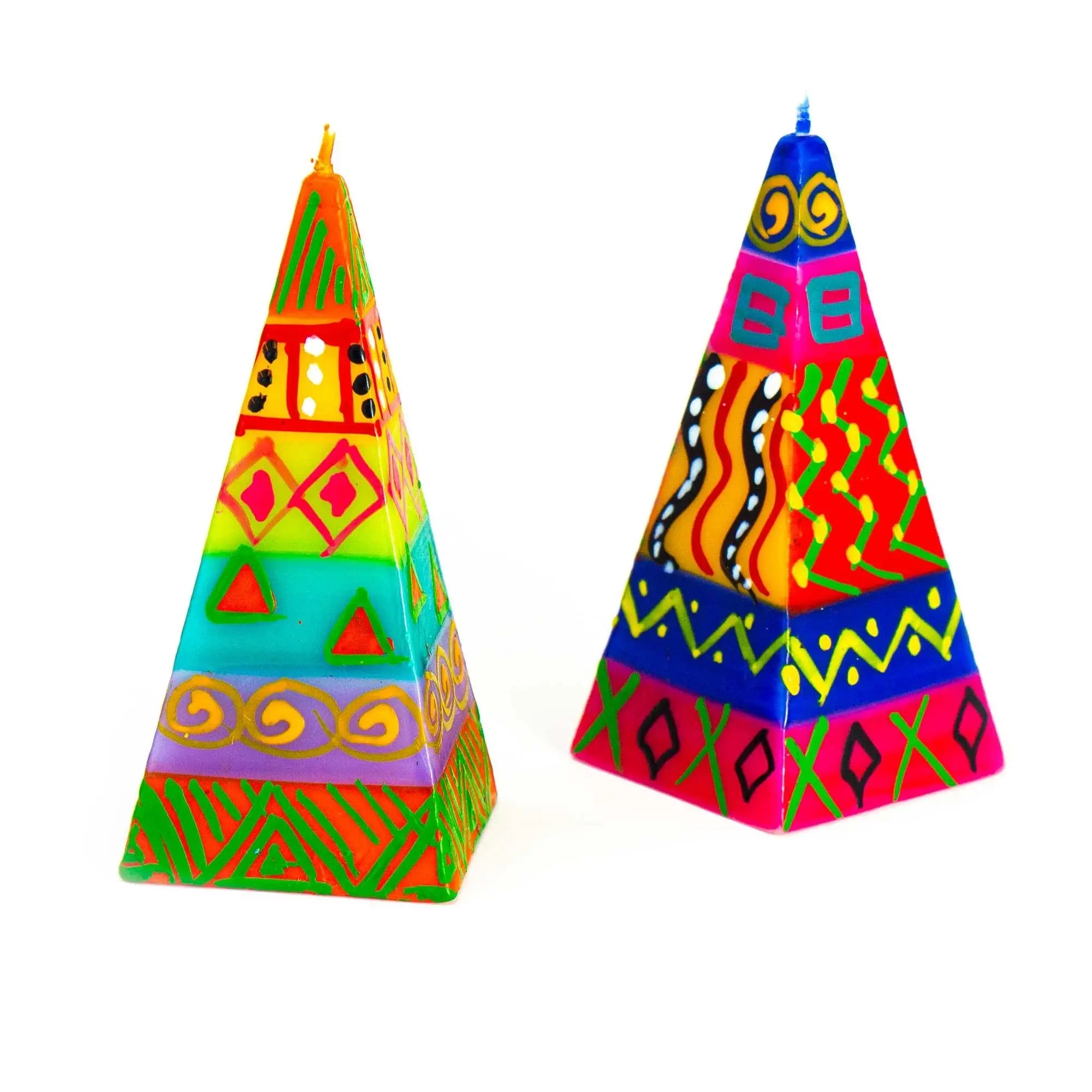 Pyramid Candles, Boxed Set of 2 (Shahida Design) - Nobunto - Flyclothing LLC