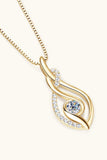 Moissanite 925 Sterling Silver Necklace - Trendsi - Flyclothing LLC