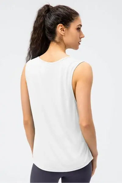 Cutout Reversible Active Tank - Trendsi - Flyclothing LLC