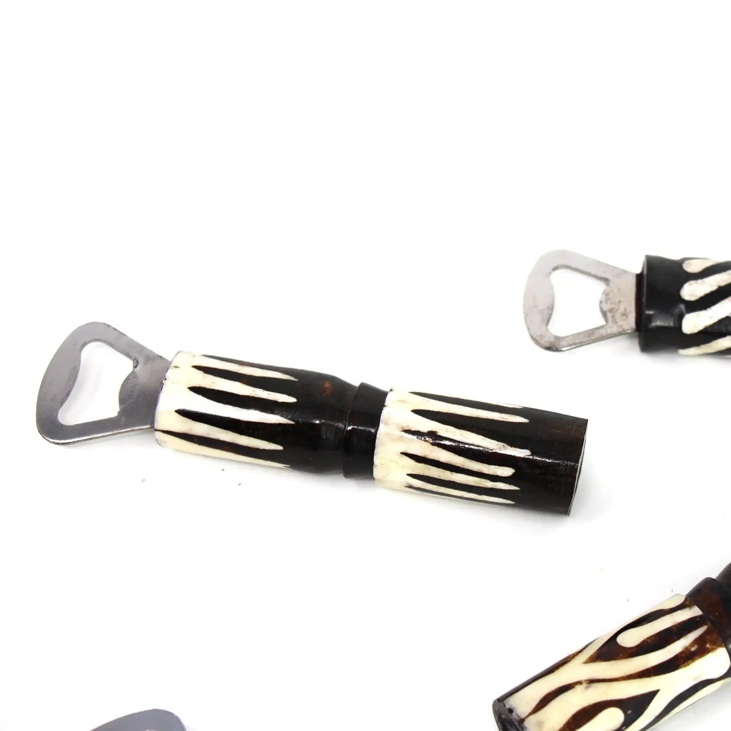 African Batik Bone Bottle Opener, Mixed Designs - Jedando - Flyclothing LLC