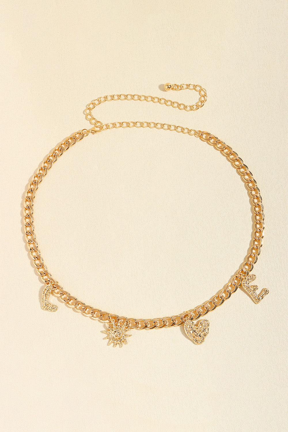 LOVE Alloy Belt - Trendsi
