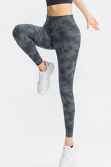 Wide Waistband Slim Fit Long Sports Pants - Trendsi - Flyclothing LLC