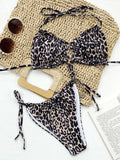 Frill Trill Halter Neck Bikini Set - Trendsi - Flyclothing LLC