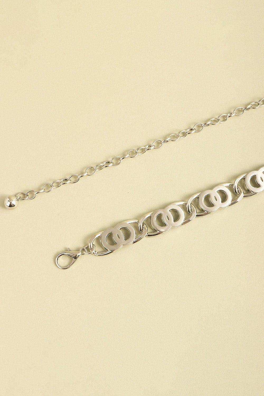 Alloy Lobster Clasp Belt - Trendsi - Flyclothing LLC