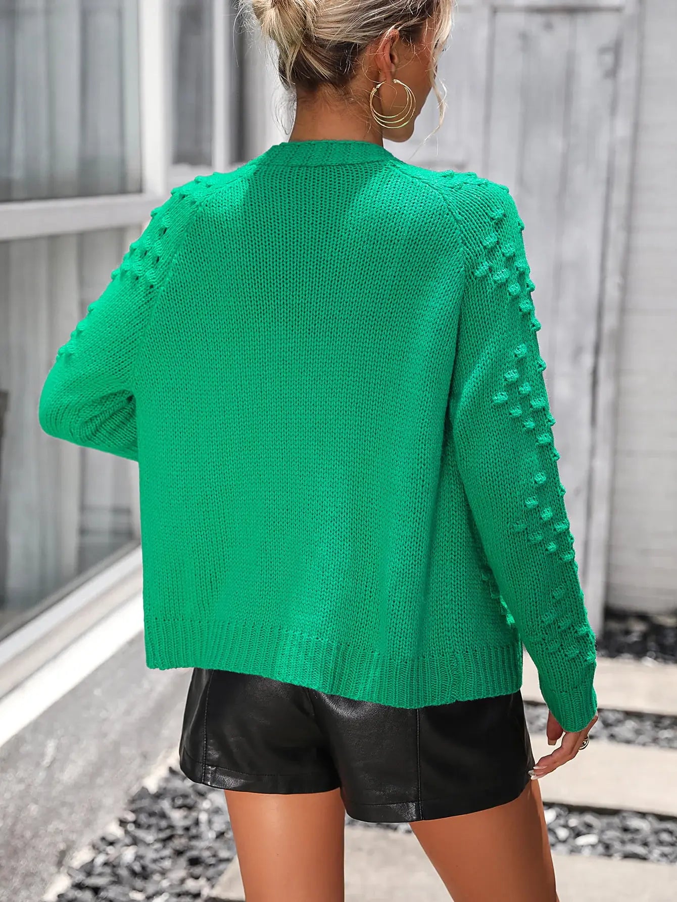 Open Front Long Sleeve Cardigan - Trendsi - Flyclothing LLC