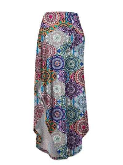 Printed Wide Leg Pants - Trendsi - Flyclothing LLC