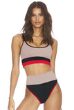 Color Block Spaghetti Strap Two-Piece Swim Set - Trendsi - Flyclothing LLC