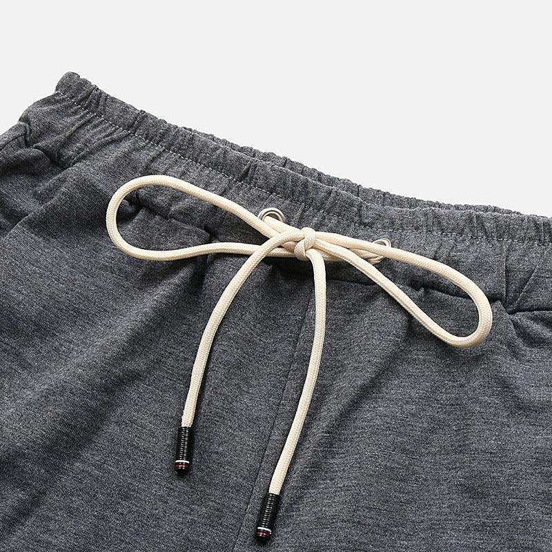 Mens Drawstring Waist Three-Piece Shorts Set - Trendsi - Flyclothing LLC