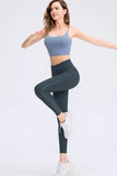 Wide Waistband Slim Fit Long Sports Pants - Trendsi - Flyclothing LLC