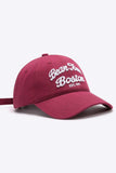 Embroidered Graphic Adjustable Baseball Cap - Trendsi - Flyclothing LLC