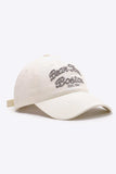 Embroidered Graphic Adjustable Baseball Cap - Trendsi - Flyclothing LLC