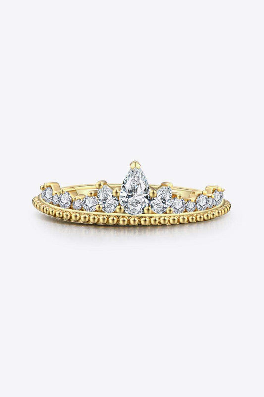 Crown Shape Moissanite Ring - Trendsi - Flyclothing LLC