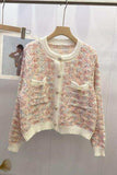 Heathered Button Up Long Sleeve Cardigan - Trendsi - Flyclothing LLC