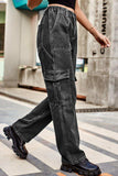 Loose Fit Long Pants with Pockets - Trendsi - Flyclothing LLC