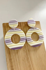 Round Shape Dangle Earrings - Trendsi - Flyclothing LLC