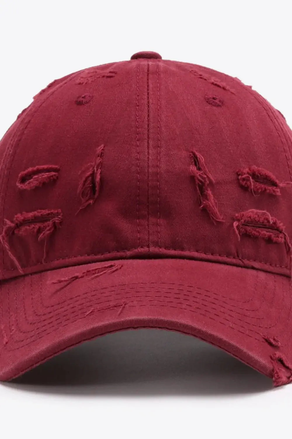 Distressed Adjustable Baseball Cap - Trendsi - Flyclothing LLC