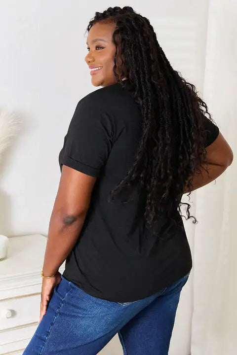 Simply Love Graphic Short Sleeve T-Shirt - Trendsi - Flyclothing LLC