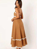 Spaghetti Strap Maxi Dress - Trendsi - Flyclothing LLC